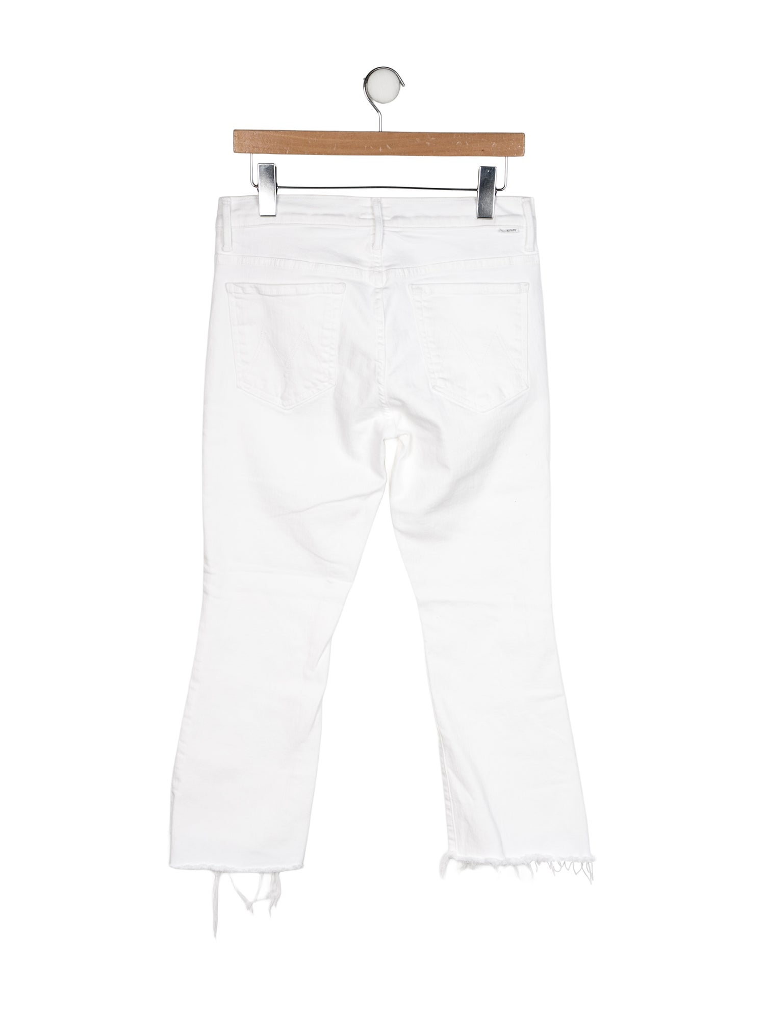 Mother Mid-Rise Straight Leg Jeans