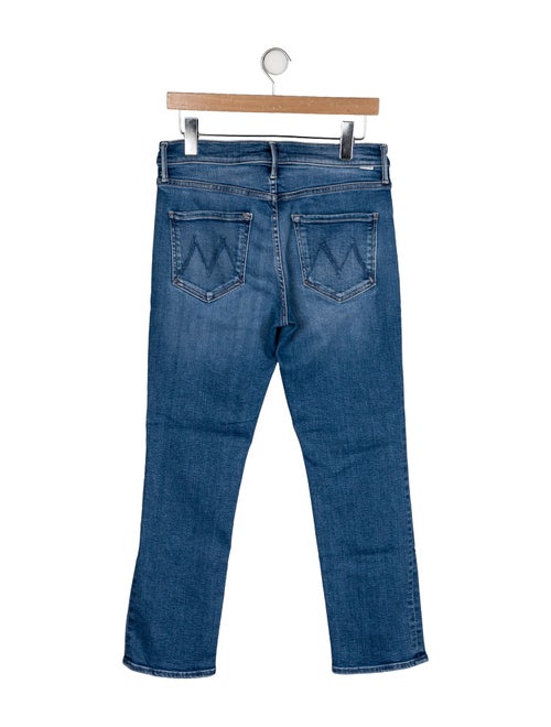 Mother Mid-Rise Straight Leg Jeans