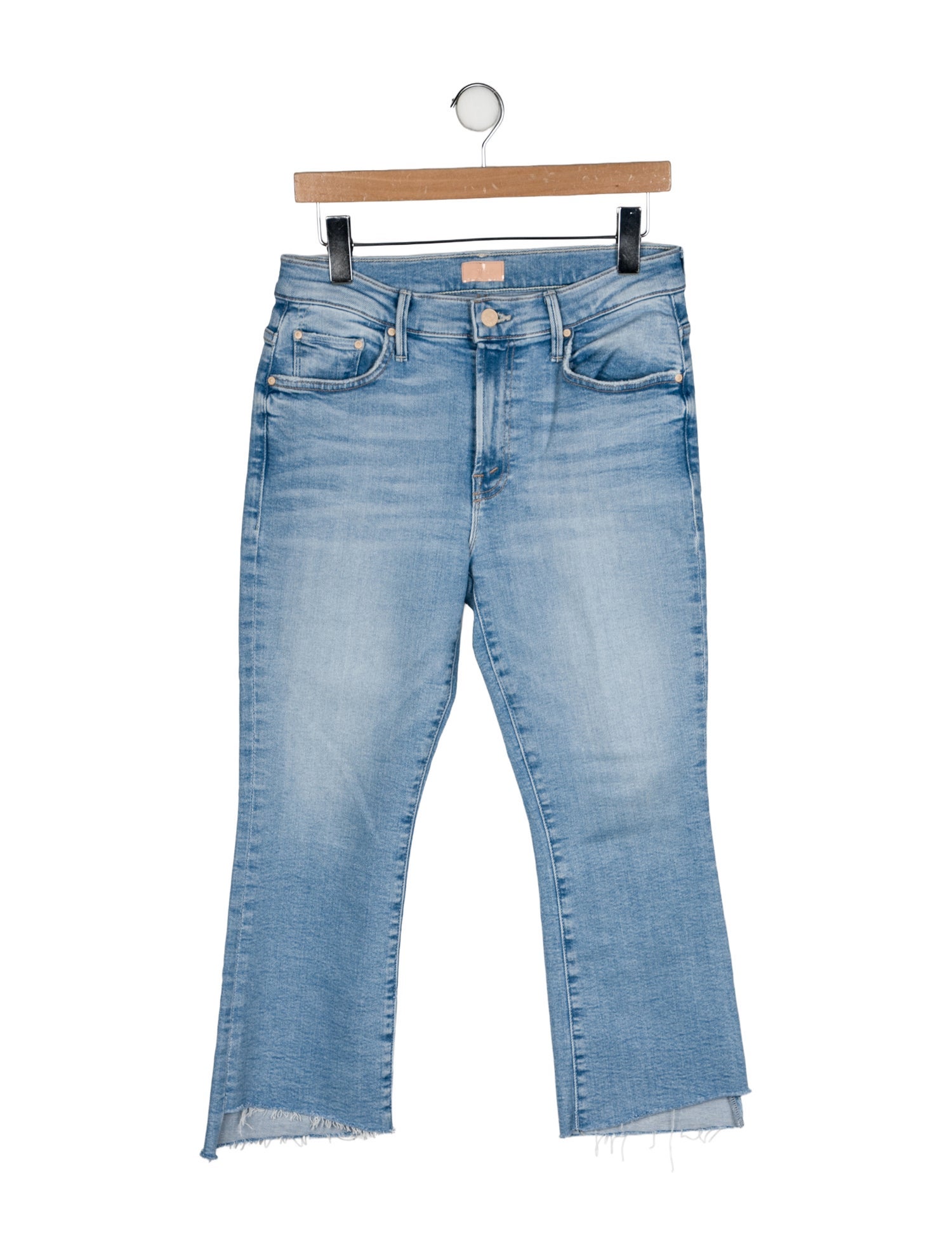 Mother Mid-Rise Straight Leg Jeans