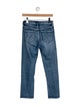 Mother Mid-Rise Straight Leg Jeans