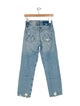 Mother Mid-Rise Straight Leg Jeans
