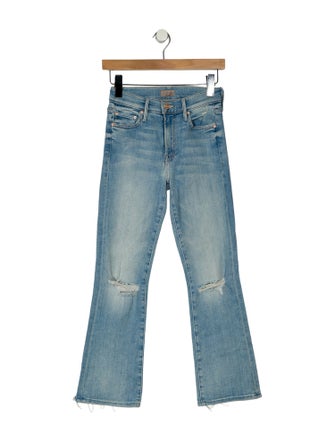 Mother Mid-Rise Straight Leg Jeans