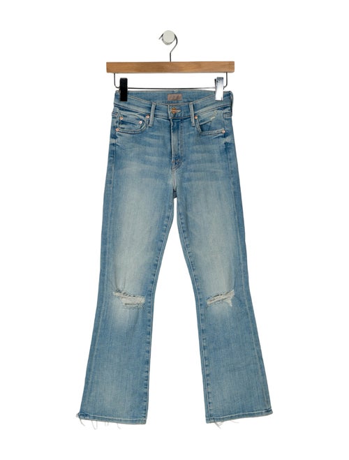 Mother Mid-Rise Straight Leg Jeans
