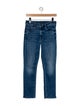 Mother Mid-Rise Straight Leg Jeans