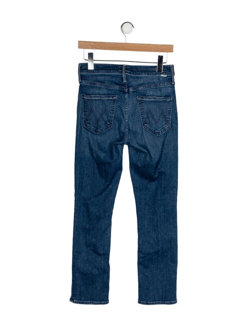 Mother Mid-Rise Straight Leg Jeans