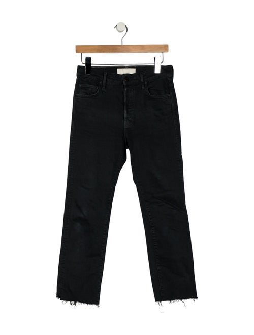 Mother Mid-Rise Straight Leg Jeans