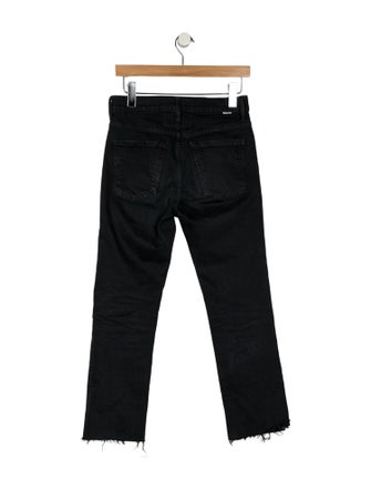 Mother Mid-Rise Straight Leg Jeans