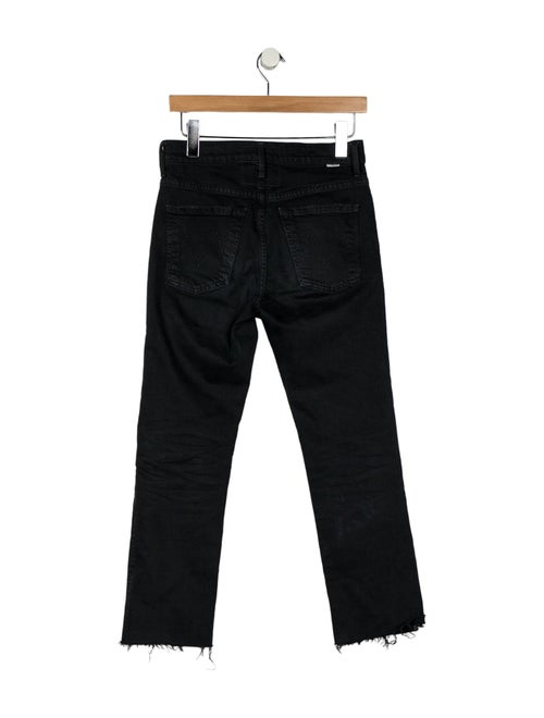 Mother Mid-Rise Straight Leg Jeans