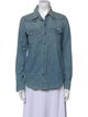 Mother Long Sleeve Button-Up Top