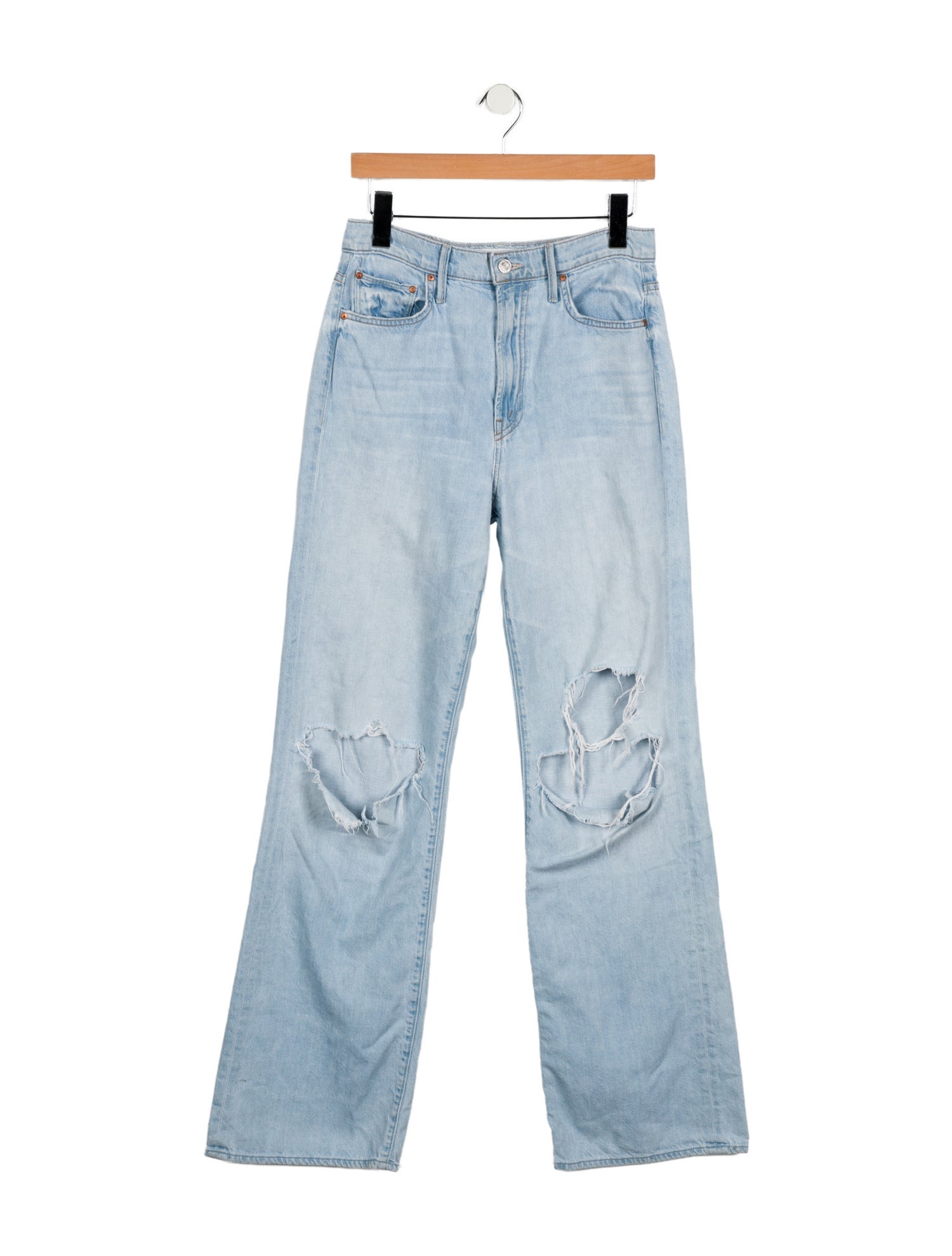 Mother High-Rise Wide Leg Jeans