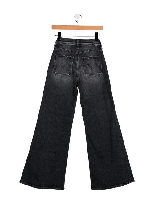 Mother Mid-Rise Wide Leg Jeans