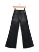 Mother Mid-Rise Wide Leg Jeans