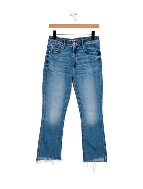 Mother Mid-Rise Straight Leg Jeans