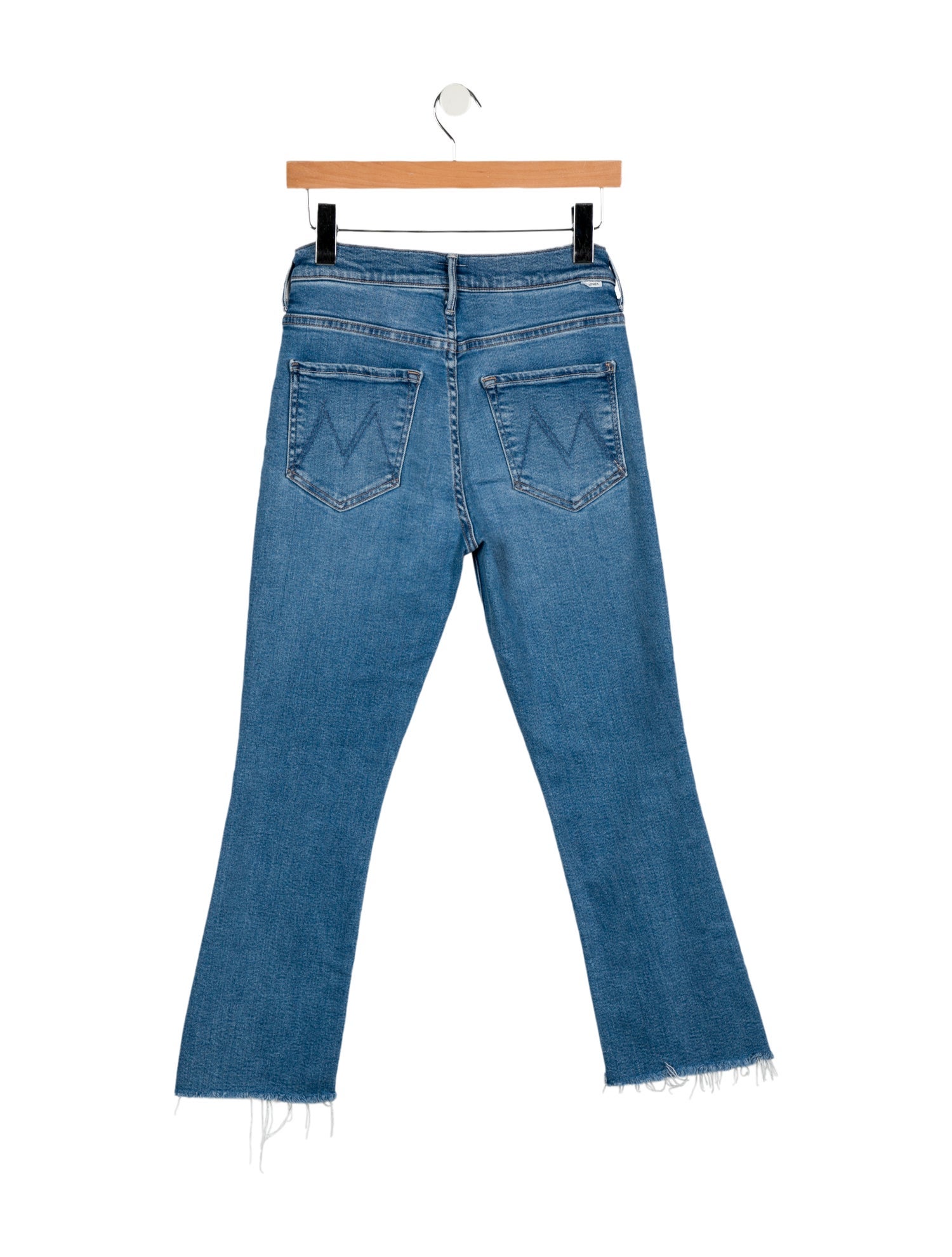 Mother Mid-Rise Straight Leg Jeans