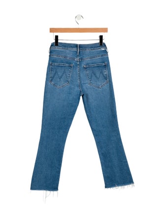 Mother Mid-Rise Straight Leg Jeans