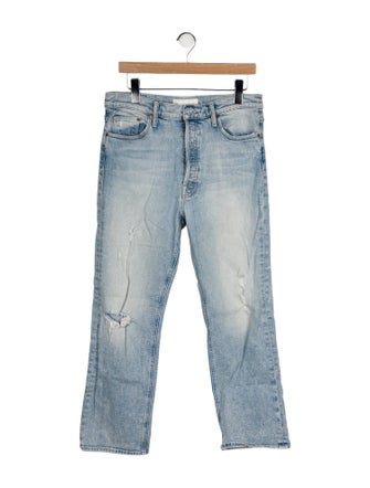 Mother High-Rise Straight Leg Jeans