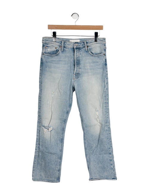 Mother High-Rise Straight Leg Jeans