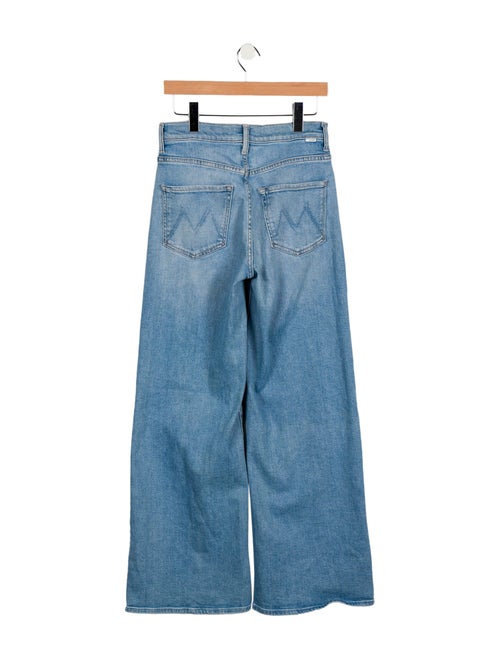 Mother Mid-Rise Wide Leg Jeans