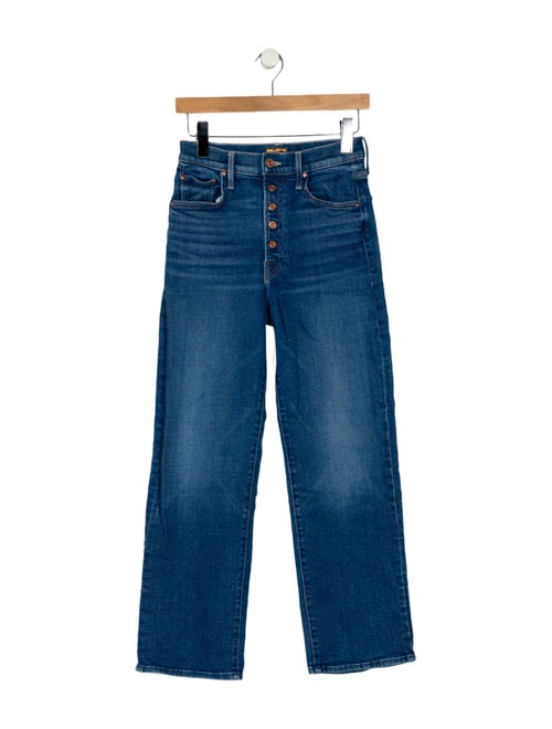 Mother High-Rise Straight Leg Jeans
