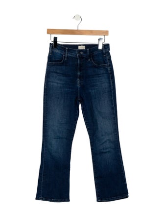 Mother Mid-Rise Straight Leg Jeans