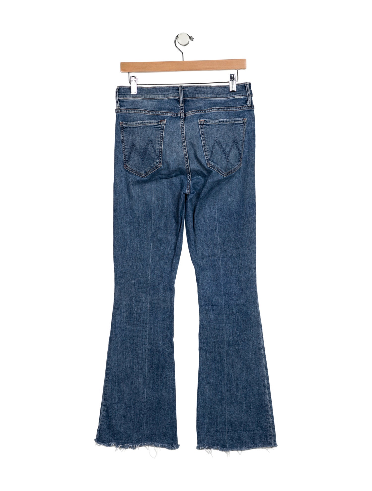 Mother Mid-Rise Wide Leg Jeans