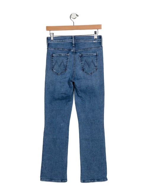 Mother Mid-Rise Straight Leg Jeans