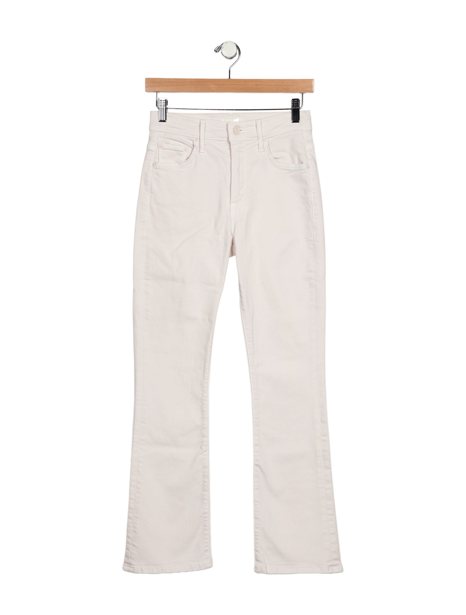 Mother Mid-Rise Straight Leg Jeans
