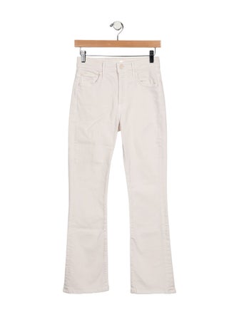 Mother Mid-Rise Straight Leg Jeans