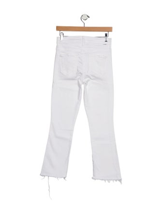 Mother Mid-Rise Straight Leg Jeans