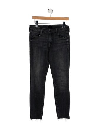 Mother Mid-Rise Skinny Leg Jeans