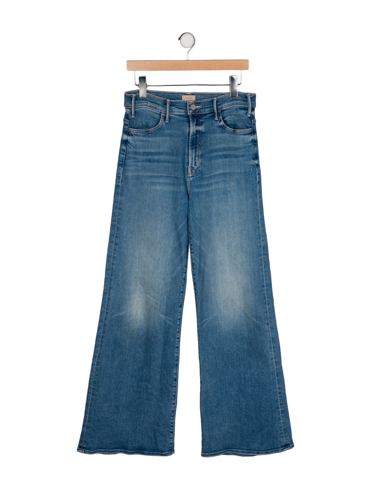 Mother High-Rise Wide Leg Jeans