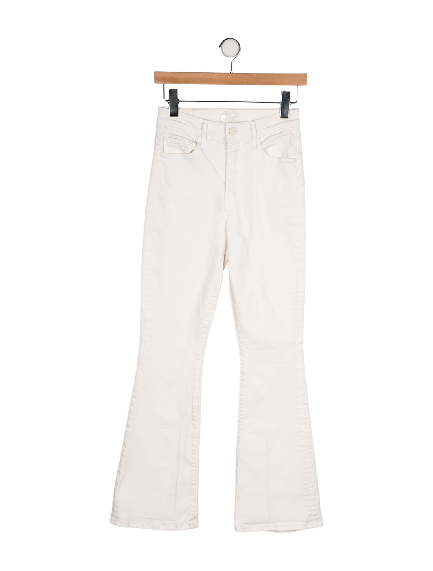 Mother Mid-Rise Wide Leg Jeans