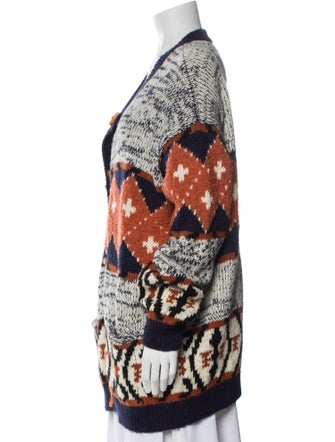 Mother Printed Scoop Neck Sweater