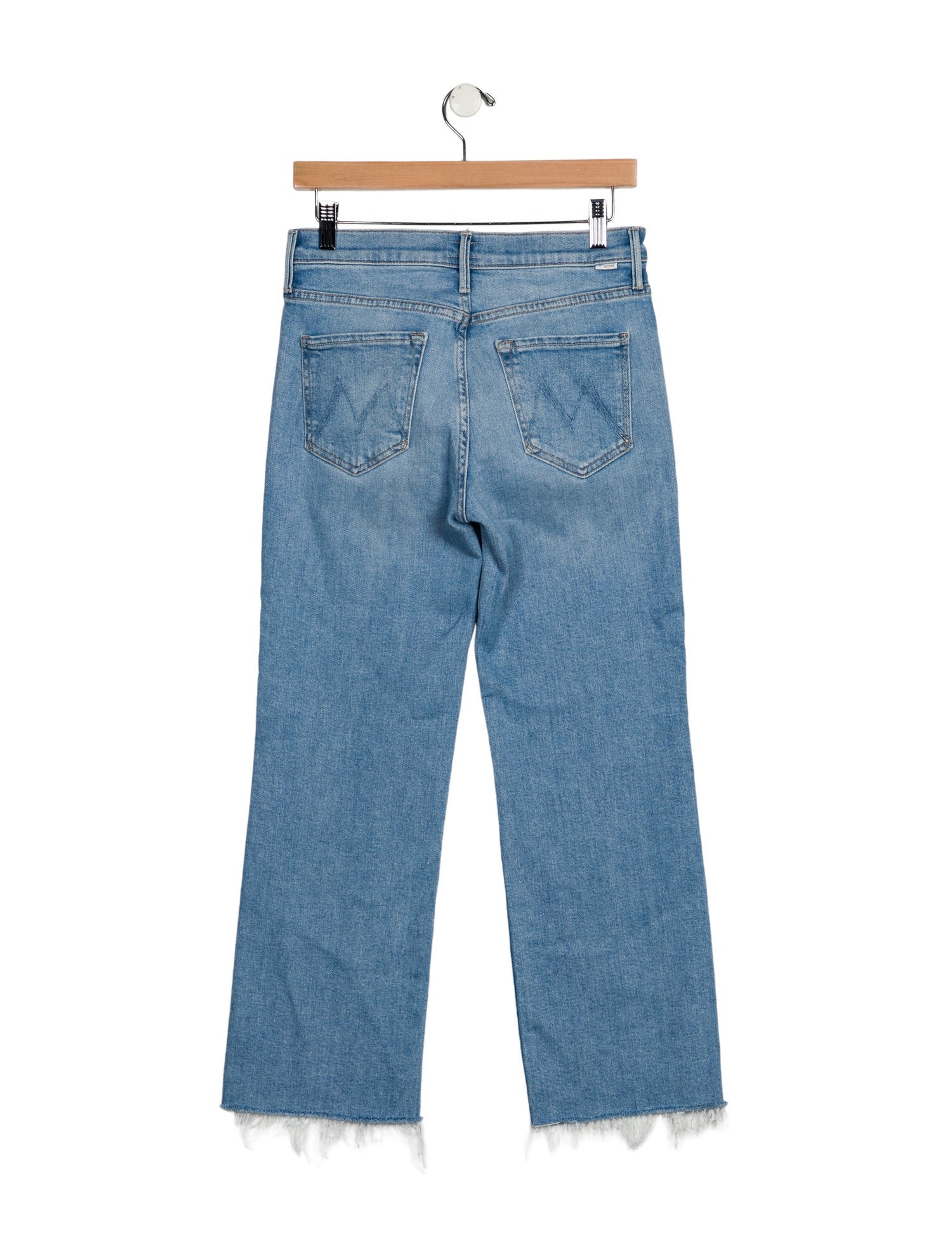 Mother Mid-Rise Straight Leg Jeans