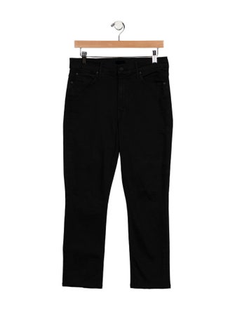 Mother Mid-Rise Straight Leg Jeans