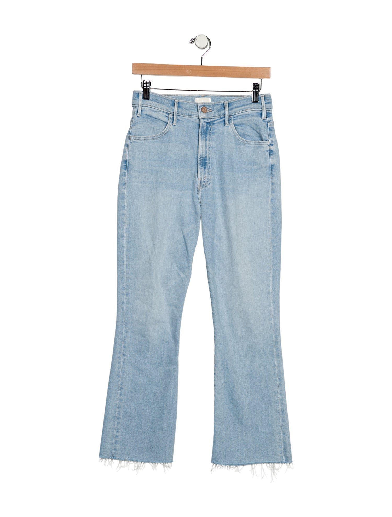 Mother Mid-Rise Straight Leg Jeans