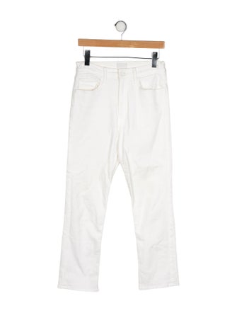 Mother High-Rise Straight Leg Jeans