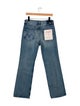 Mother Mid-Rise Wide Leg Jeans