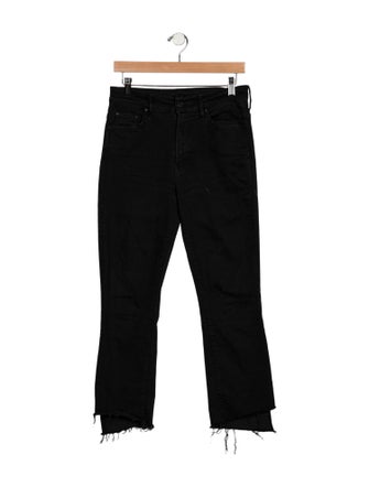 Mother Mid-Rise Straight Leg Jeans