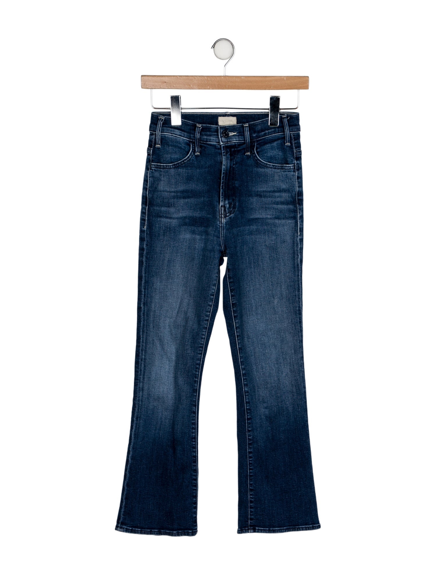 Mother Mid-Rise Straight Leg Jeans