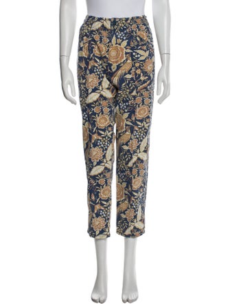 Mother Printed Straight Leg Pants