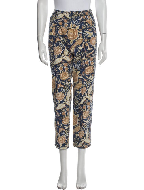 Mother Printed Straight Leg Pants