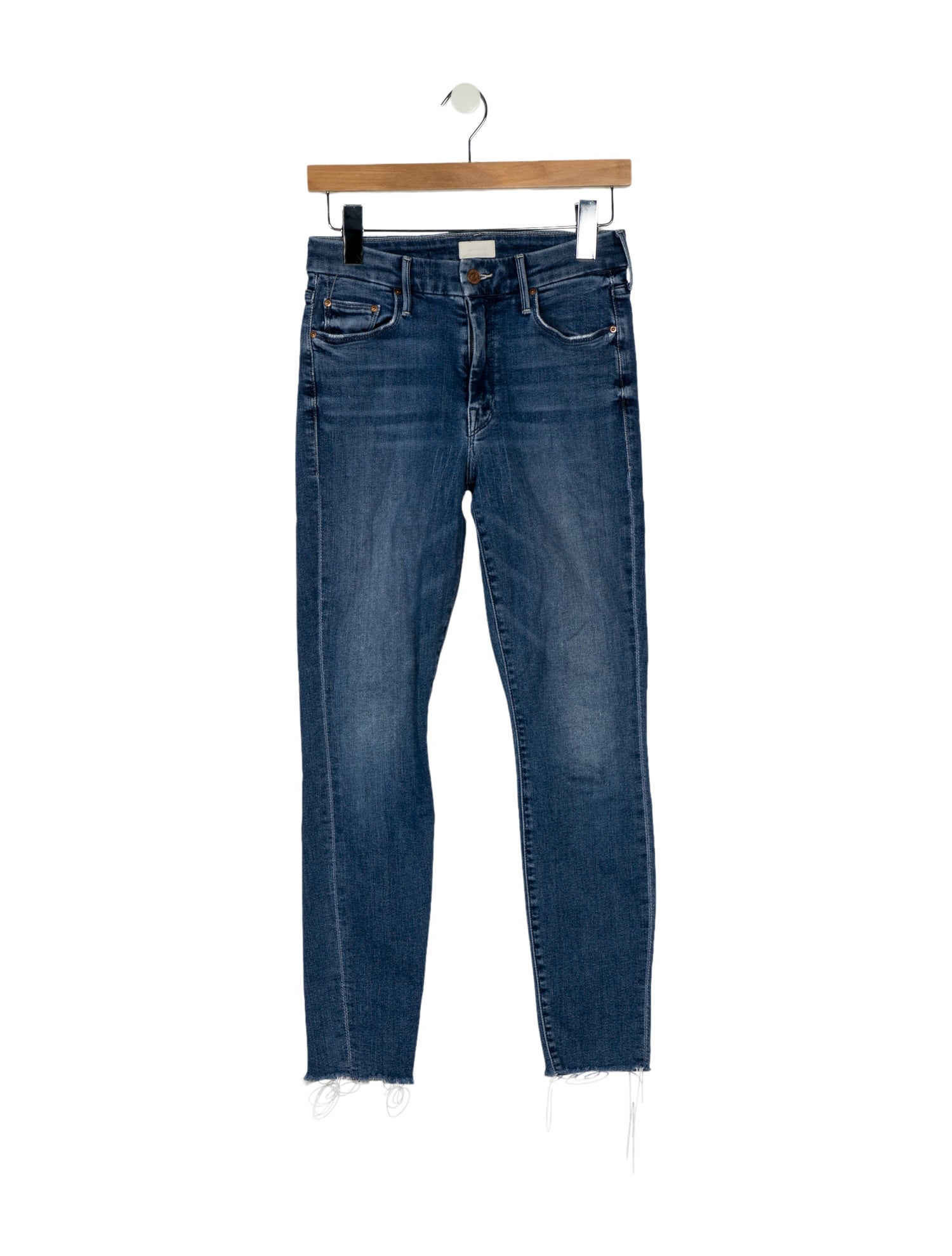 Mother Mid-Rise Skinny Leg Jeans