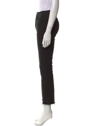 Mother Low-Rise Straight Leg Jeans