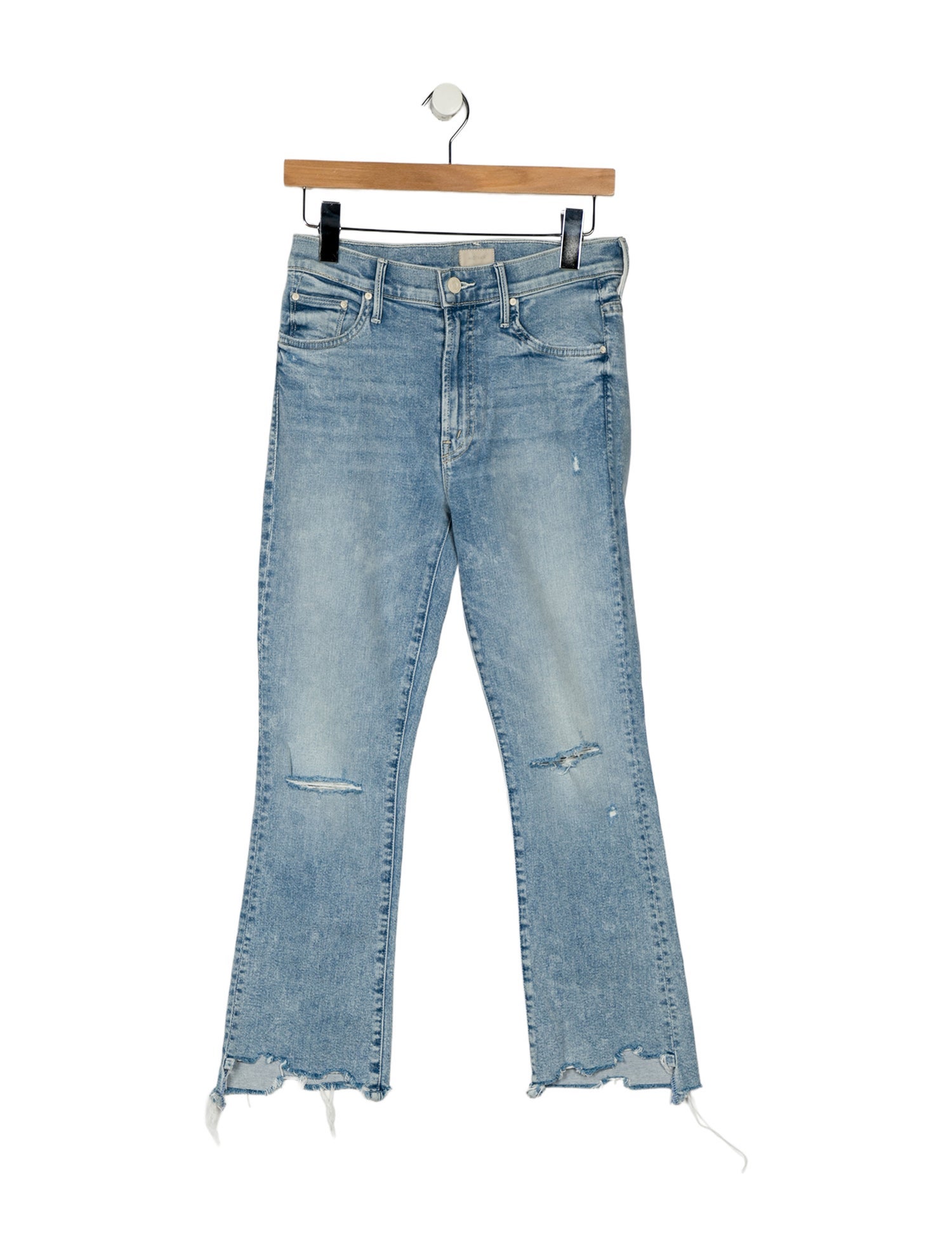 Mother Mid-Rise Straight Leg Jeans