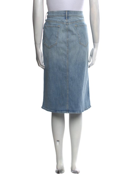 Mother Raw-Edge Trim Knee-Length Skirt