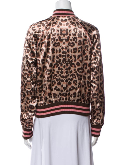 Mother Animal Print Bomber Jacket