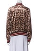 Mother Animal Print Bomber Jacket