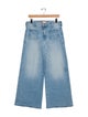 Mother Mid-Rise Wide Leg Jeans