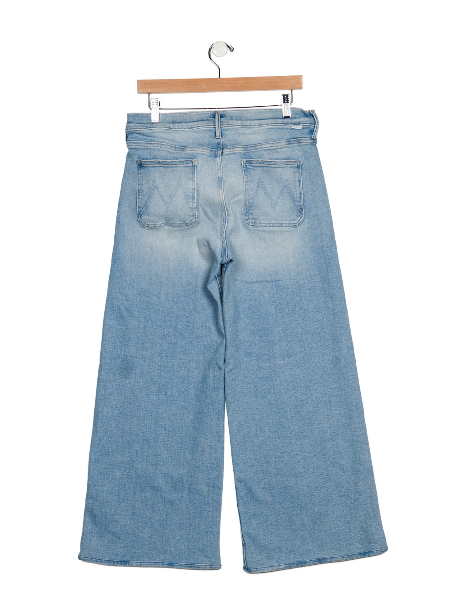Mother Mid-Rise Wide Leg Jeans